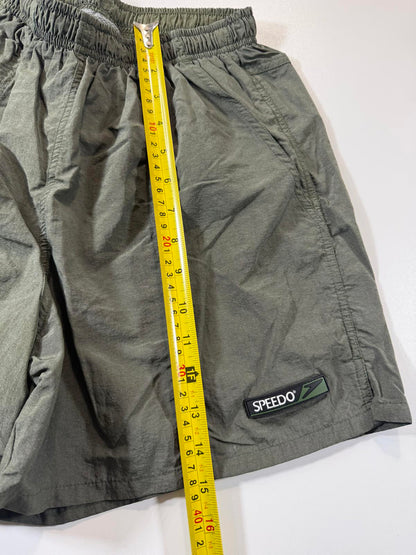 Speedo Olive Green Swim Shorts XS