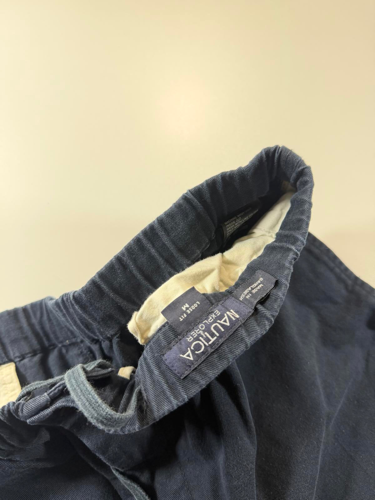 Nautica Men's Navy Blue Casual Drawstring Shorts