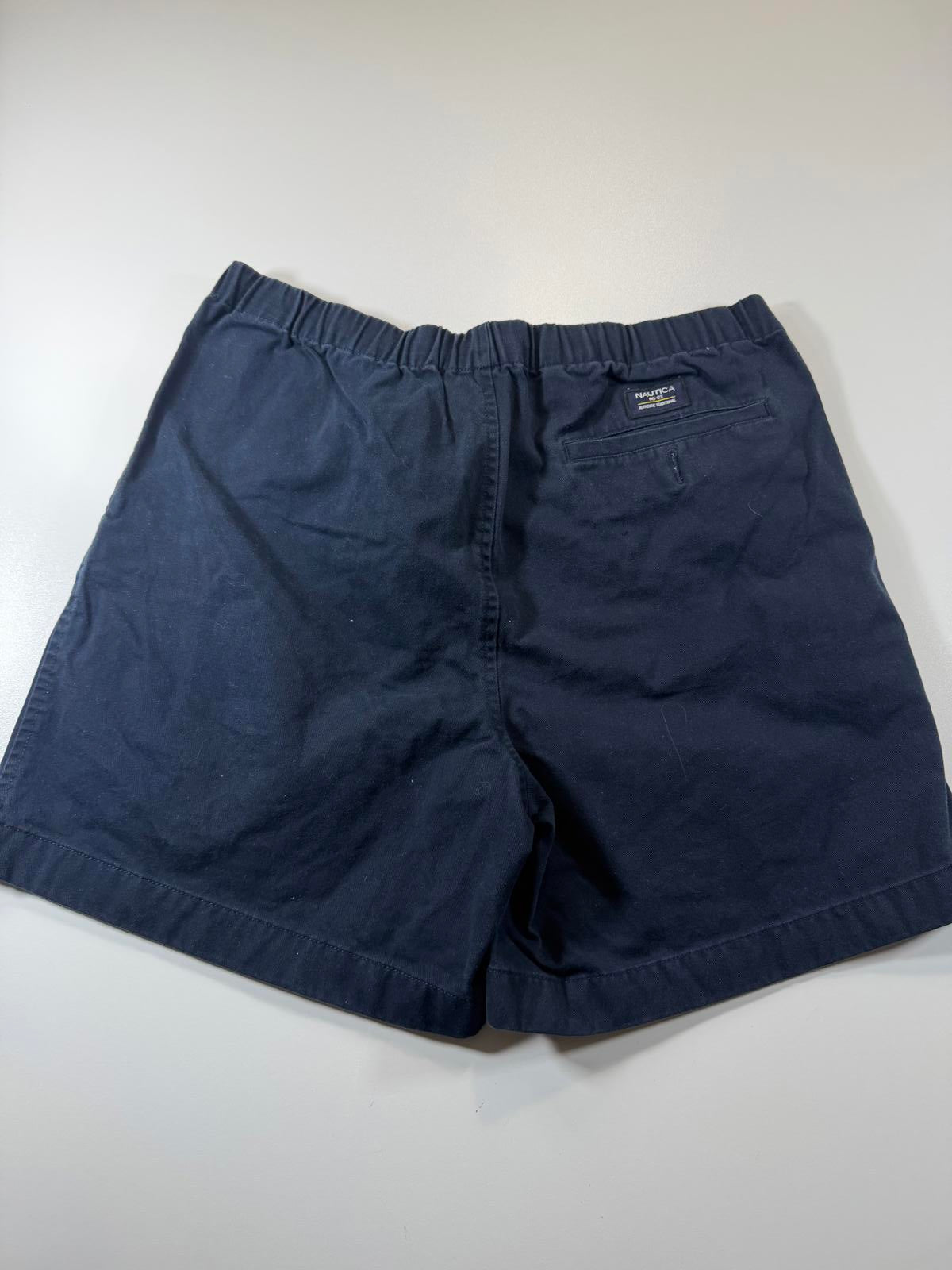 Nautica Men's Navy Blue Casual Drawstring Shorts