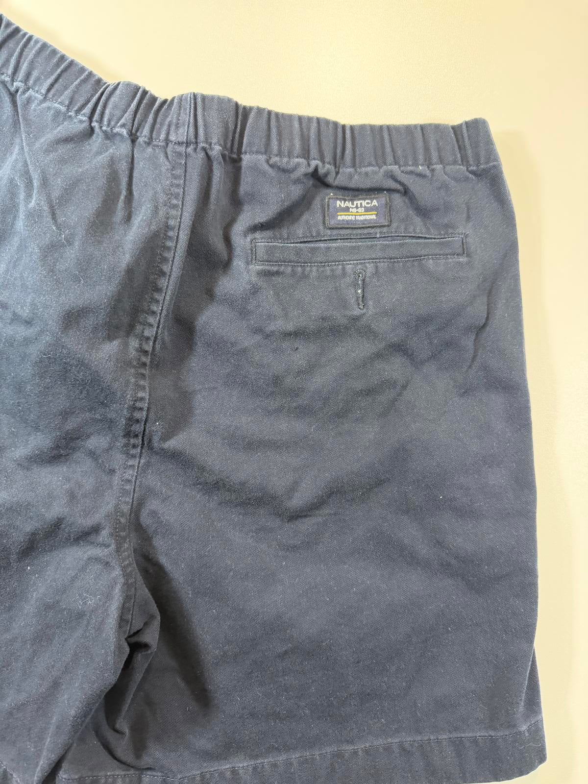 Nautica Men's Navy Blue Casual Drawstring Shorts