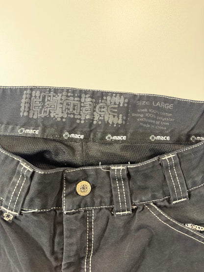 Mace black denim Knee-Length Shorts L 32