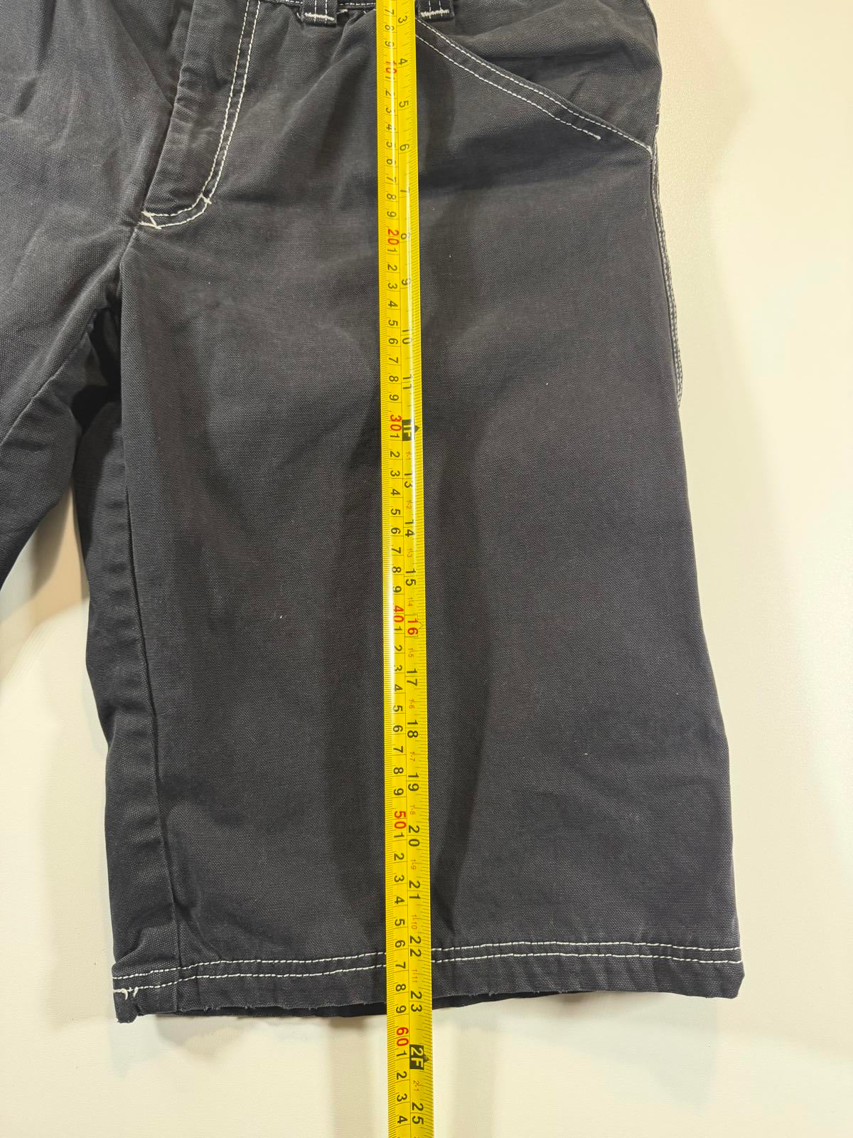 Mace black denim Knee-Length Shorts L 32