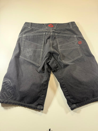 Mace black denim Knee-Length Shorts L 32