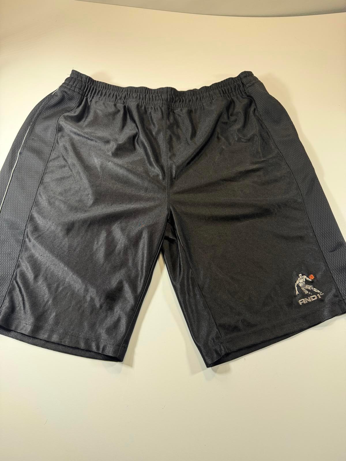AND1 Black Basketball Shorts Size L