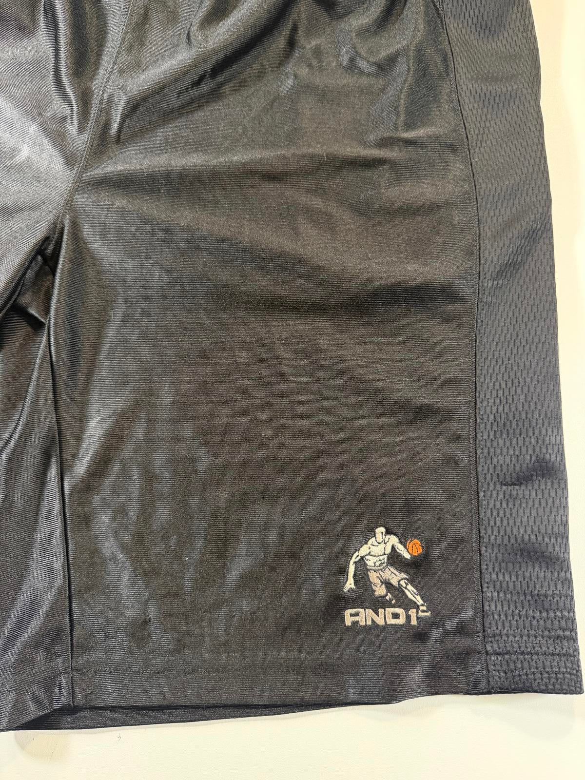 AND1 Black Basketball Shorts Size L