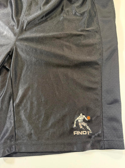 AND1 Black Basketball Shorts Size L