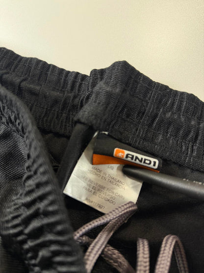 AND1 Black Basketball Shorts Size L