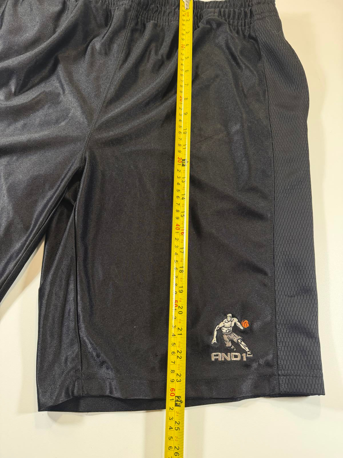 AND1 Black Basketball Shorts Size L