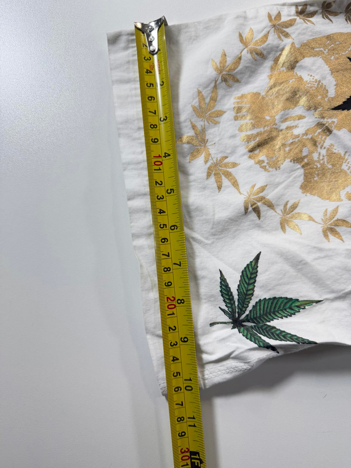 Christian Audigier Knee-Length Shorts Panther and Crown M