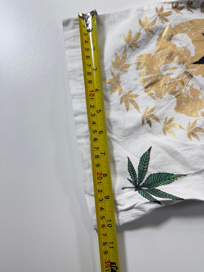 Christian Audigier Knee-Length Shorts Panther and Crown M