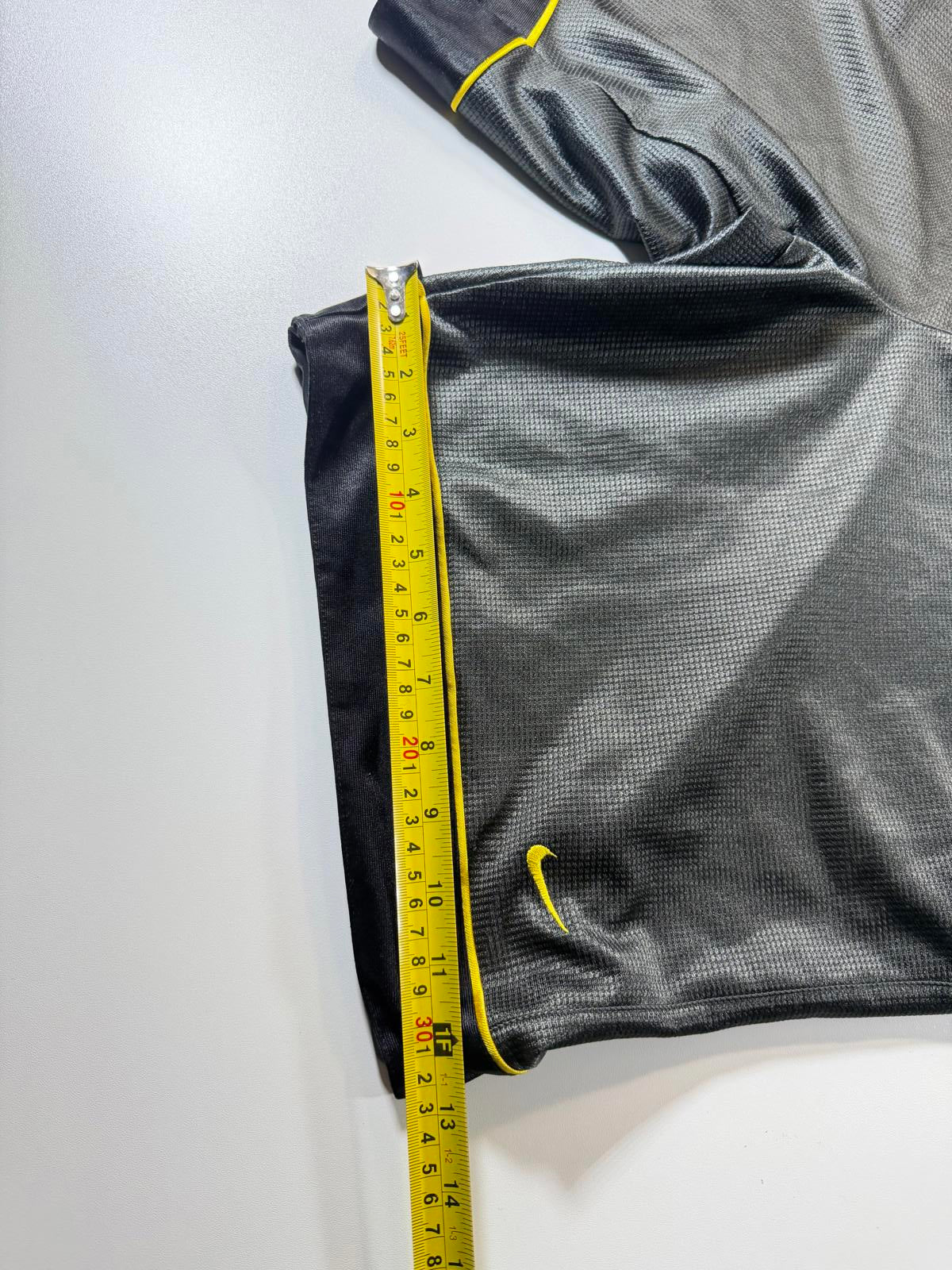 Nike Men's Athletic Shorts Black with Yellow Trim