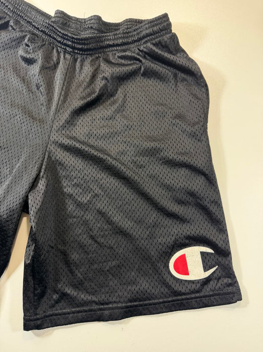 Vintage Champion Black Mesh Athletic Shorts