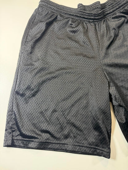 Vintage Champion Black Mesh Athletic Shorts