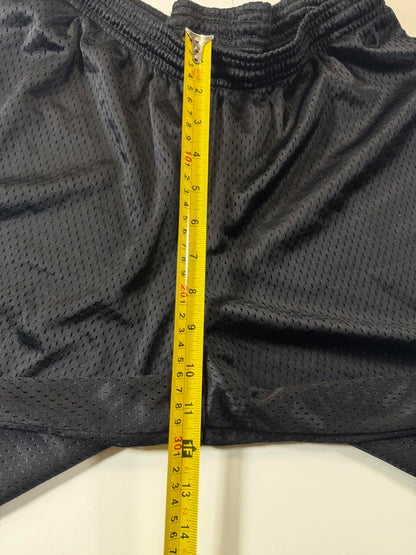 Vintage Champion Black Mesh Athletic Shorts
