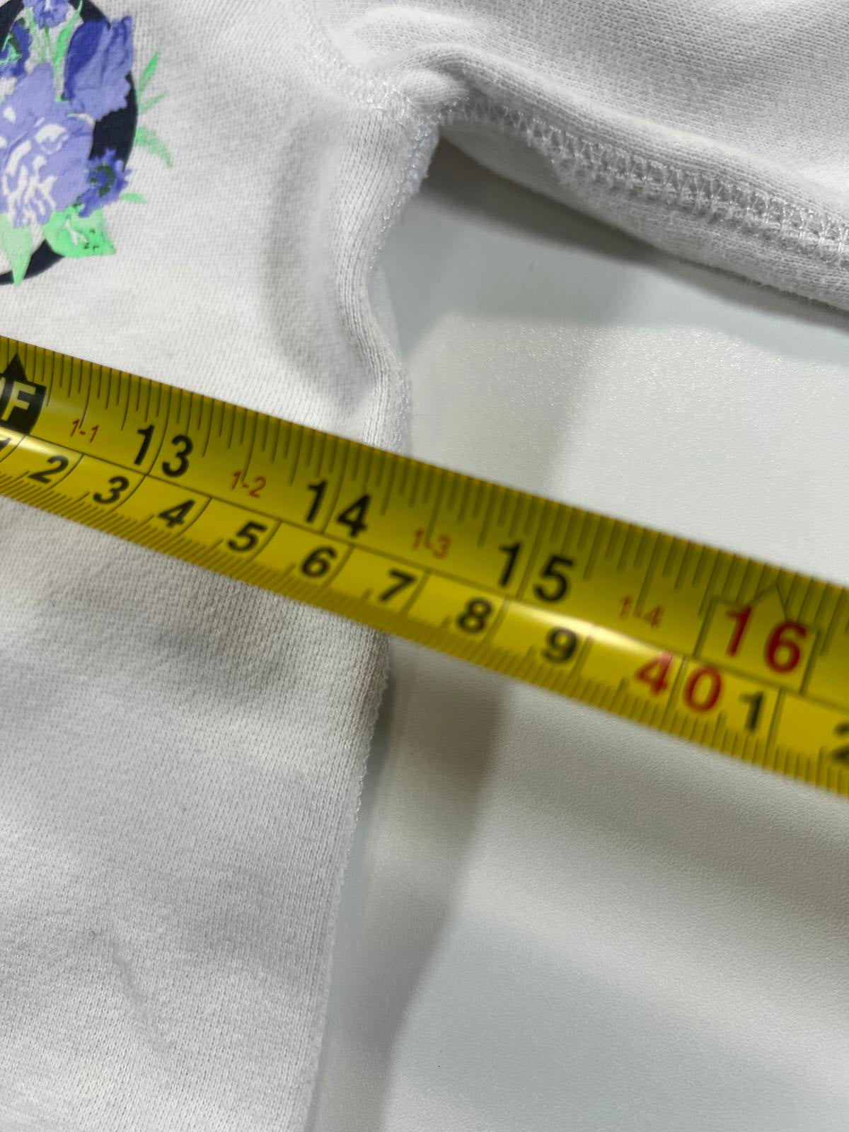 Polo Ralph Lauren White Hoodie Dress with Floral Youth Small