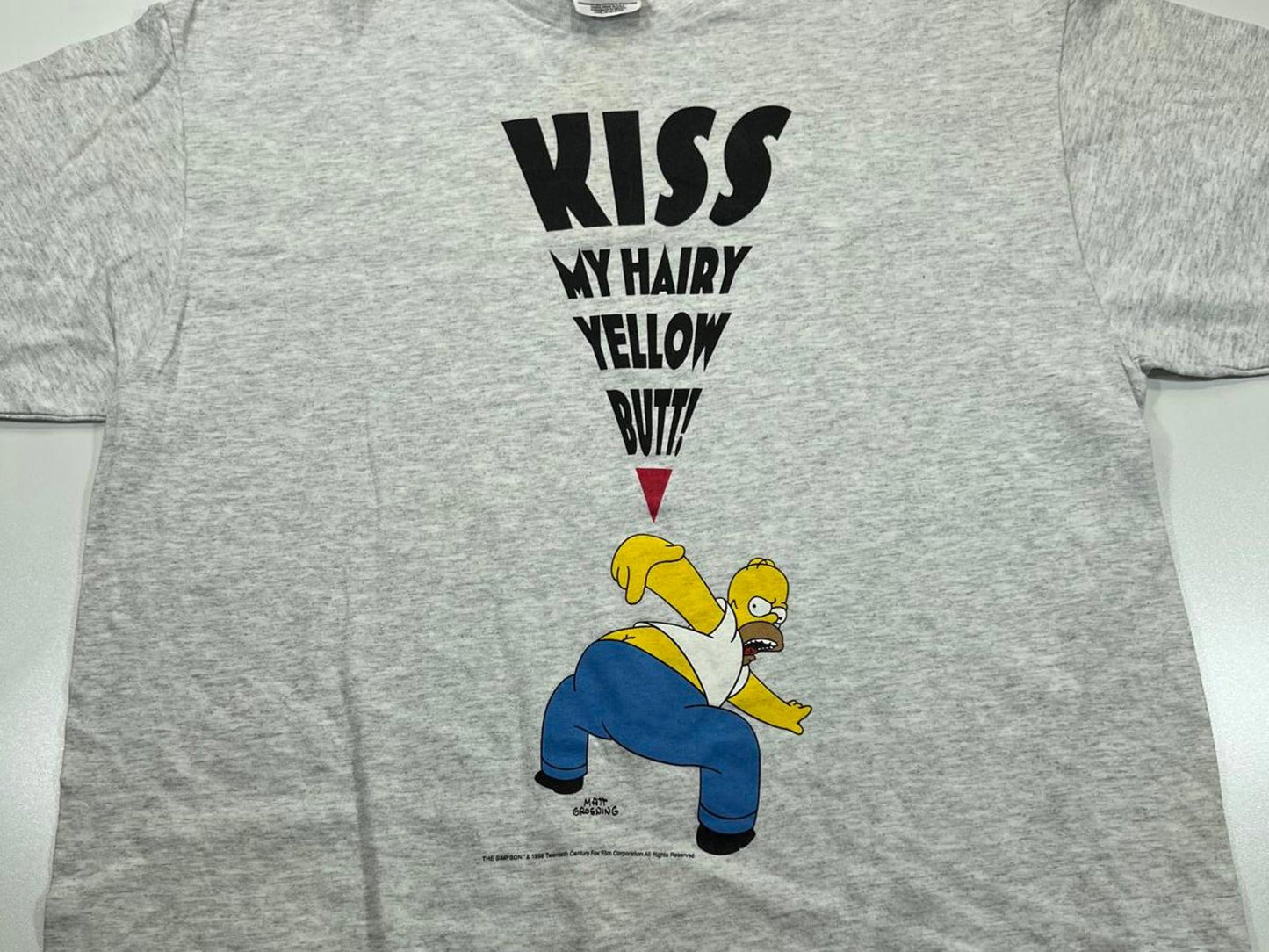The Simpsons Graphic T-Shirt - Kiss My Hairy Yellow Butt