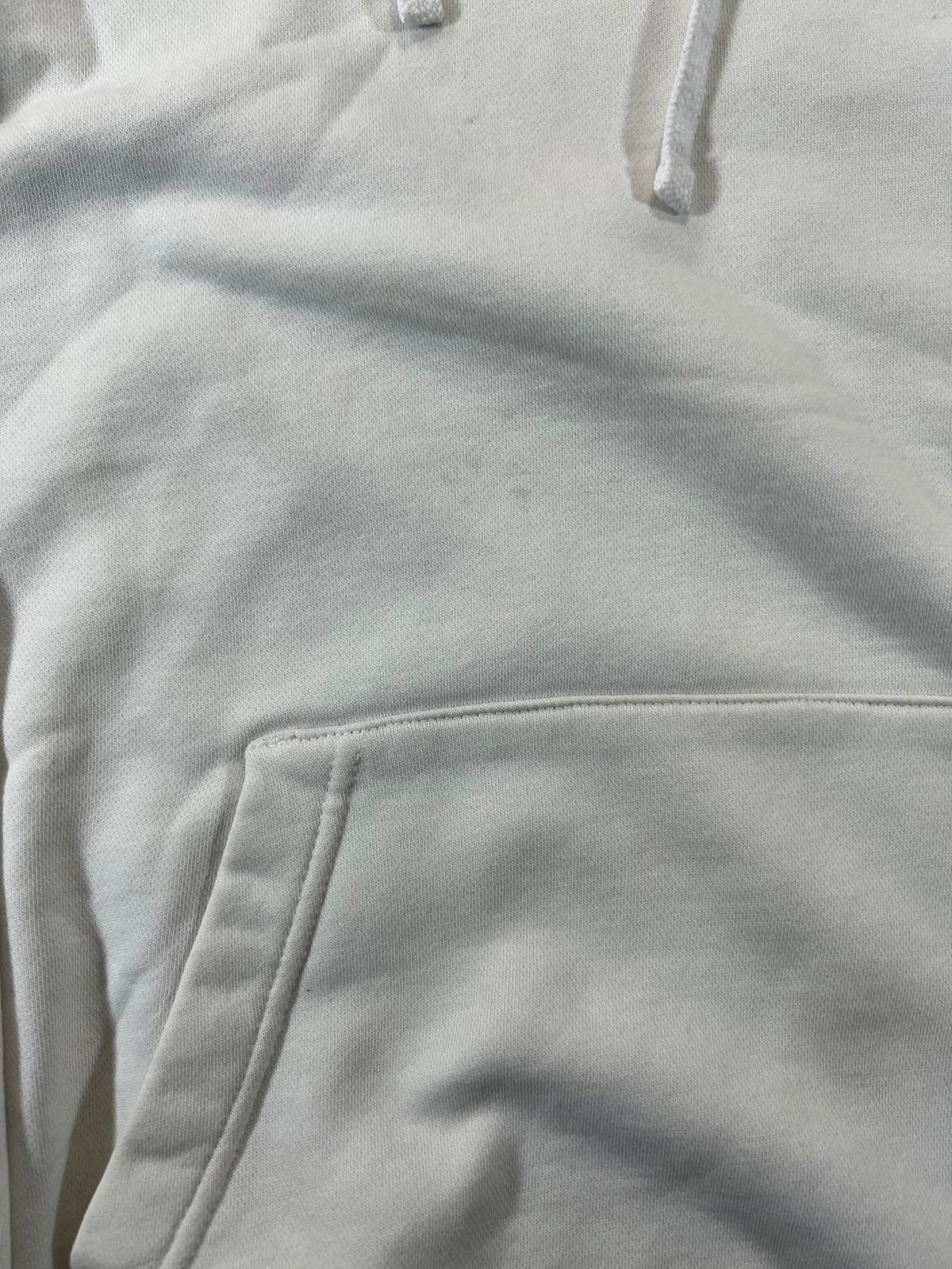 Nike White Hoodie with Leopard Print Logo