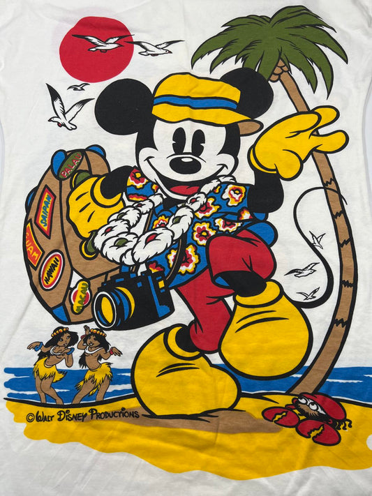 Vintage Walt Disney Productions Mickey Mouse Travel T-Shirt