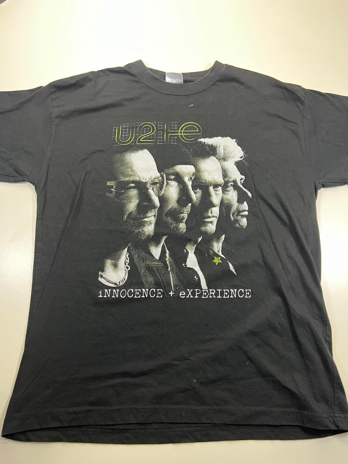 U2 Innocence + Experience Tour Black Graphic T-Shirt XL