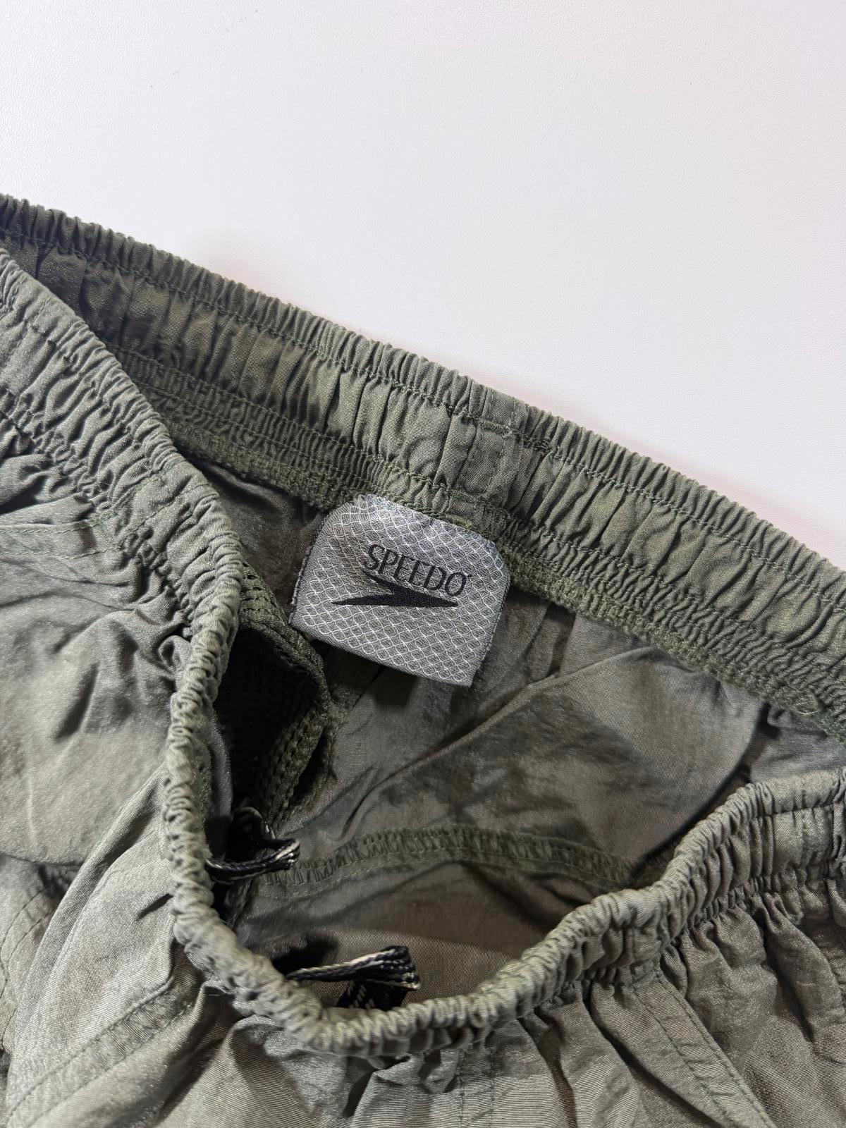 Speedo Olive Green Swim Shorts XS