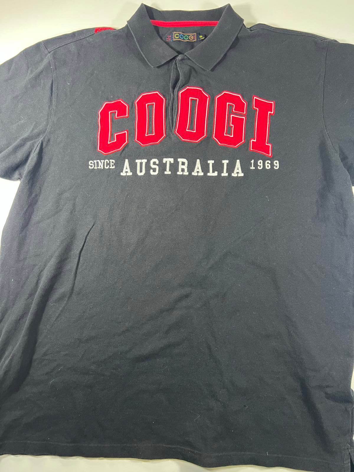 Coogi Australia 1969 Men's Black Polo Shirt