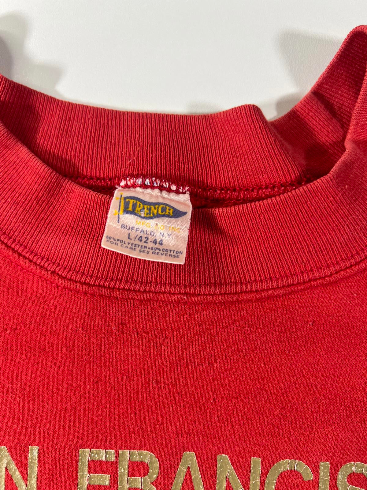 Vintage San Francisco 49ers Red Sweatshirt M