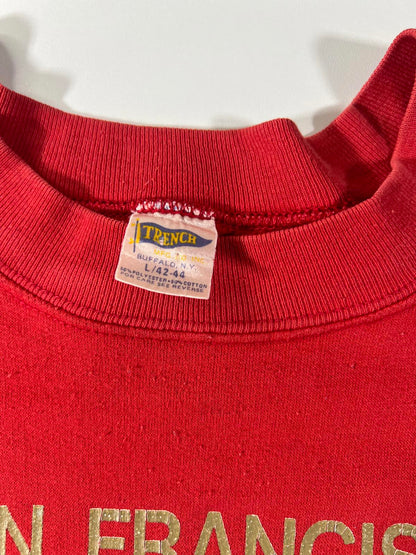Vintage San Francisco 49ers Red Sweatshirt M