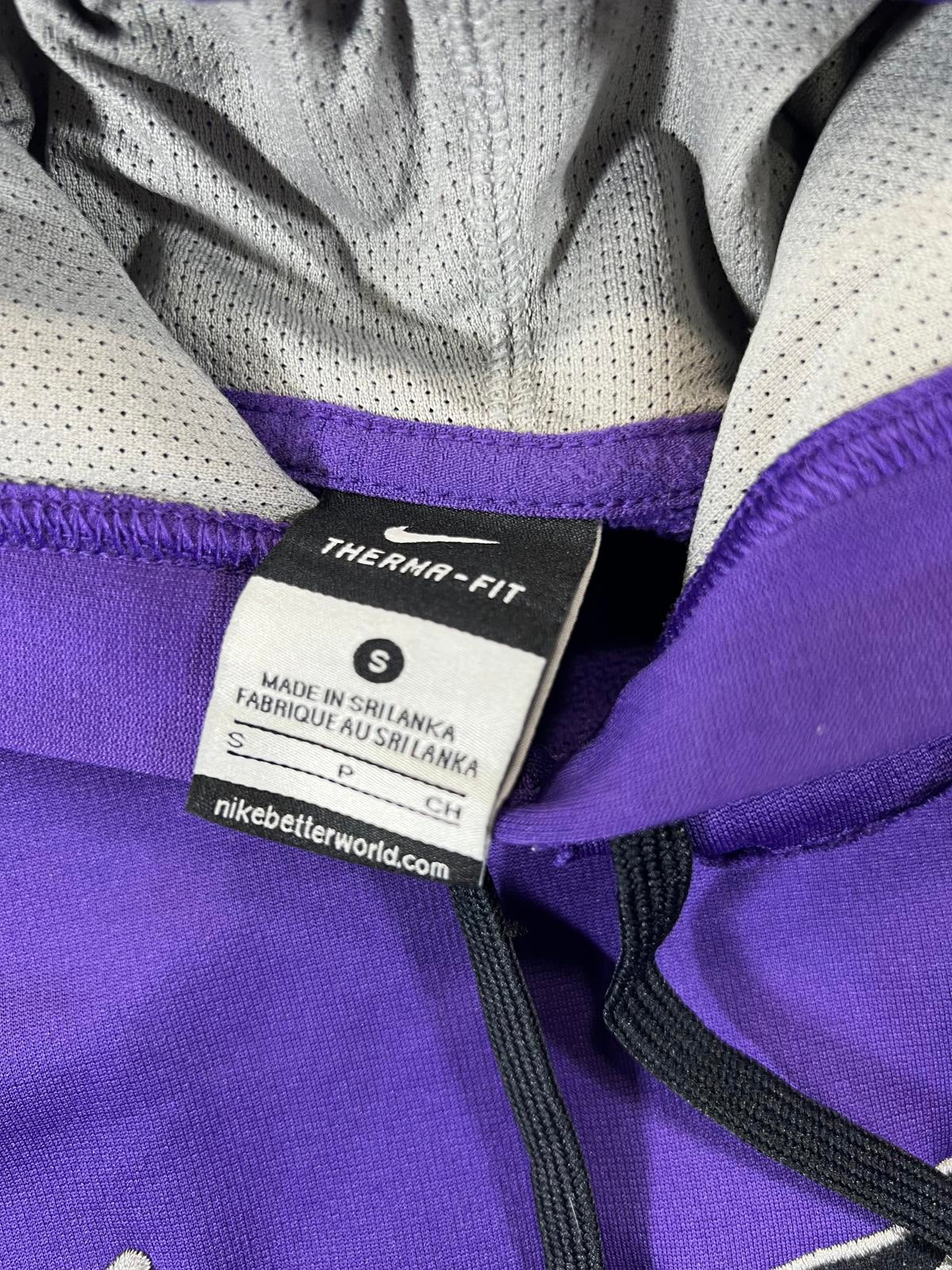 Nike Therma-Fit Purple and Black Hoodie Size Small