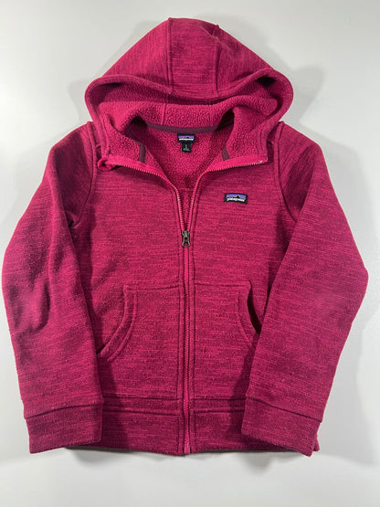 Patagonia Youth Large Fleece Zip-Up Hoodie Jacket Youth L