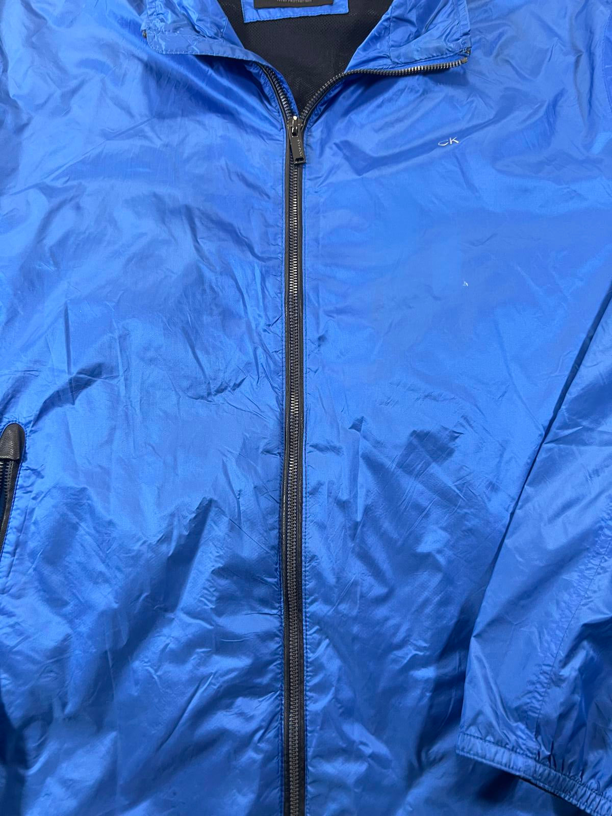 Calvin Klein Men's Blue Lightweight Windbreaker Jacket