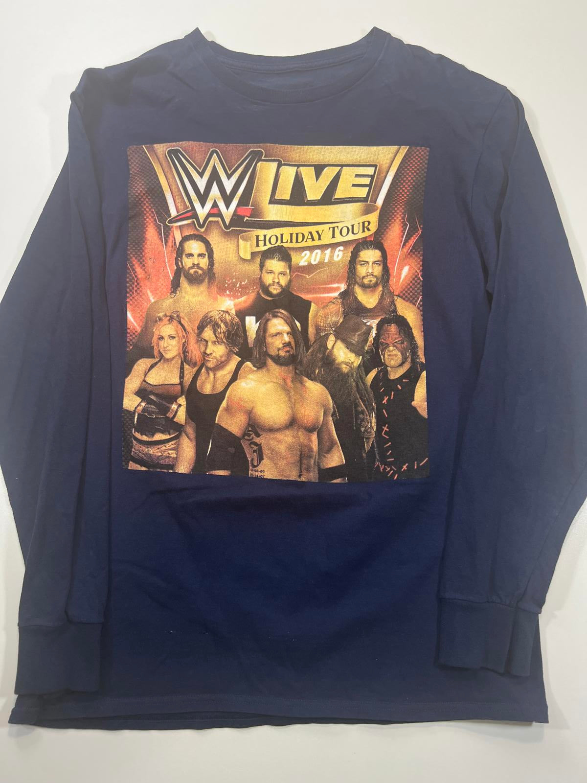 WWE Live Holiday Tour 2016 Men's Long Sleeve Shirt