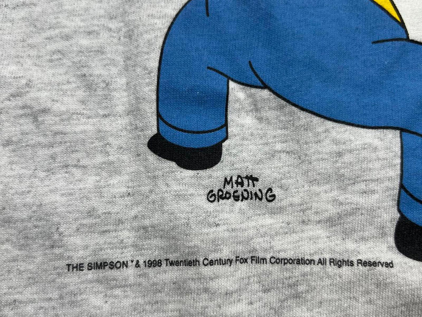 The Simpsons Graphic T-Shirt - Kiss My Hairy Yellow Butt