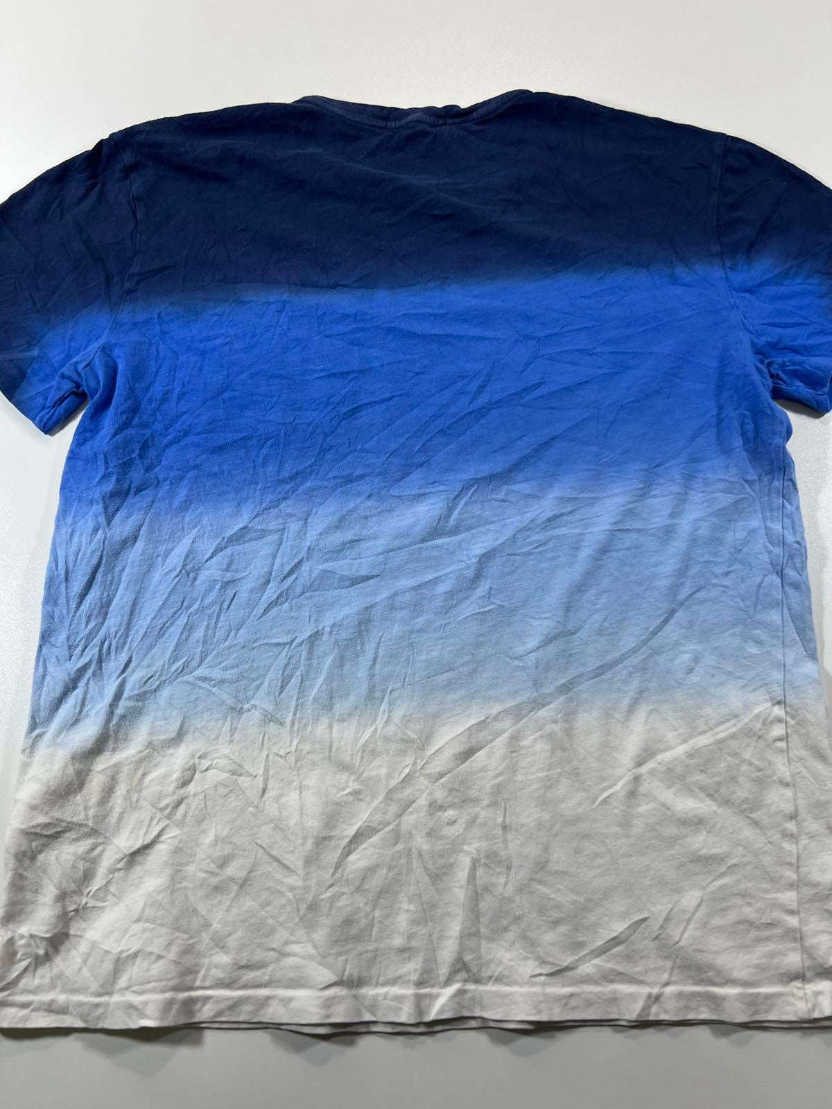 Polo Ralph Lauren Gradient Blue to White T-Shirt with Pocket