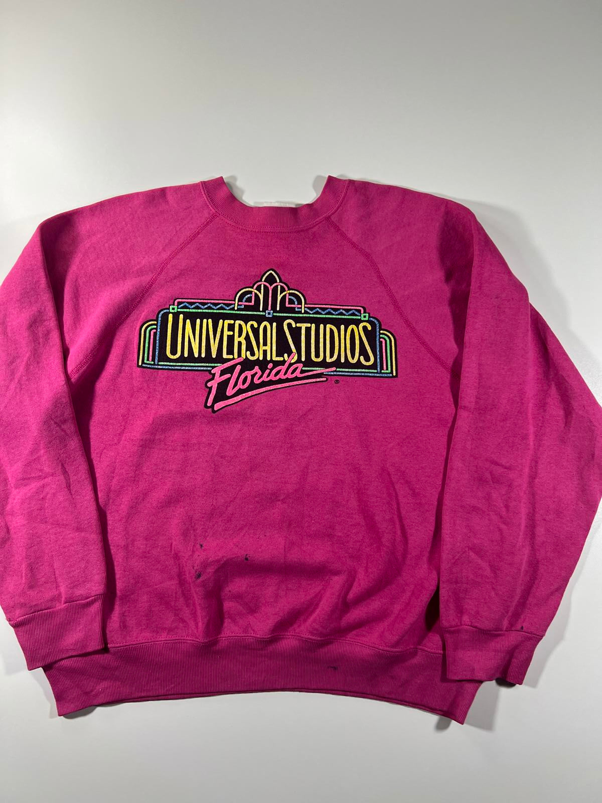 Universal Studios Florida Vintage Pink Sweatshirt M