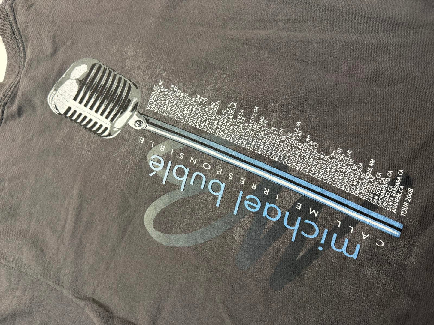 Vintage Michael Bublé Call Me Irresponsible Graphic T-Shirt