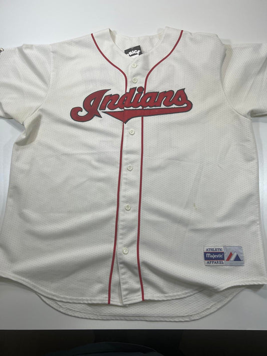 Majestic Indians Baseball Jersey