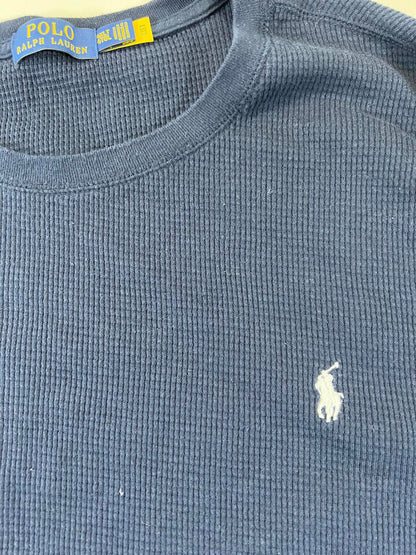 Polo Ralph Lauren Men's Navy Thermal Long Sleeve Size 4XLT