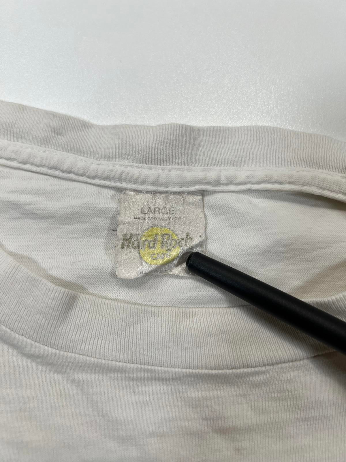 Hard Rock Cafe Boston White Graphic T-Shirt