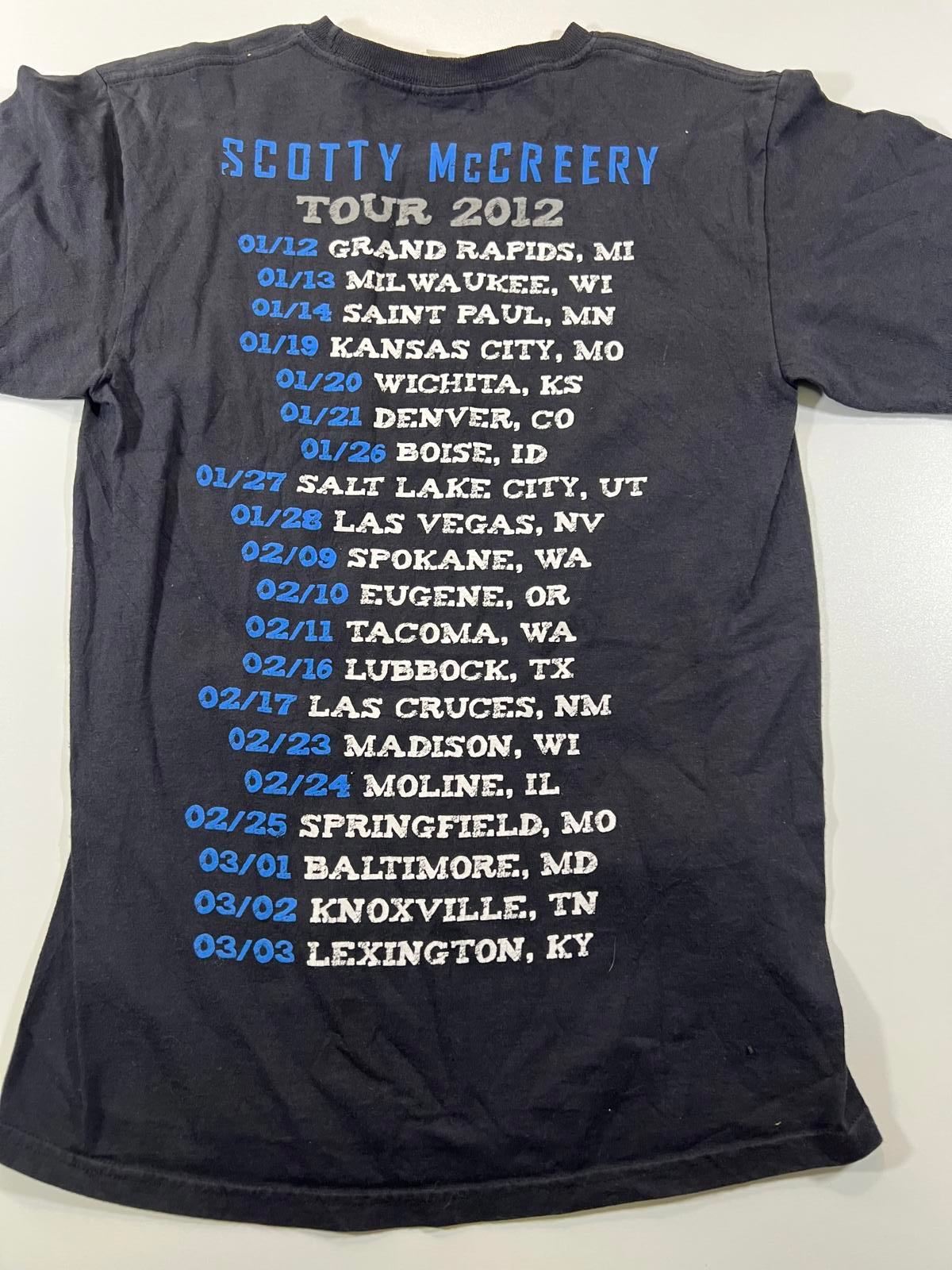 Scotty McCreery Graphic T-Shirt Black Adult Large