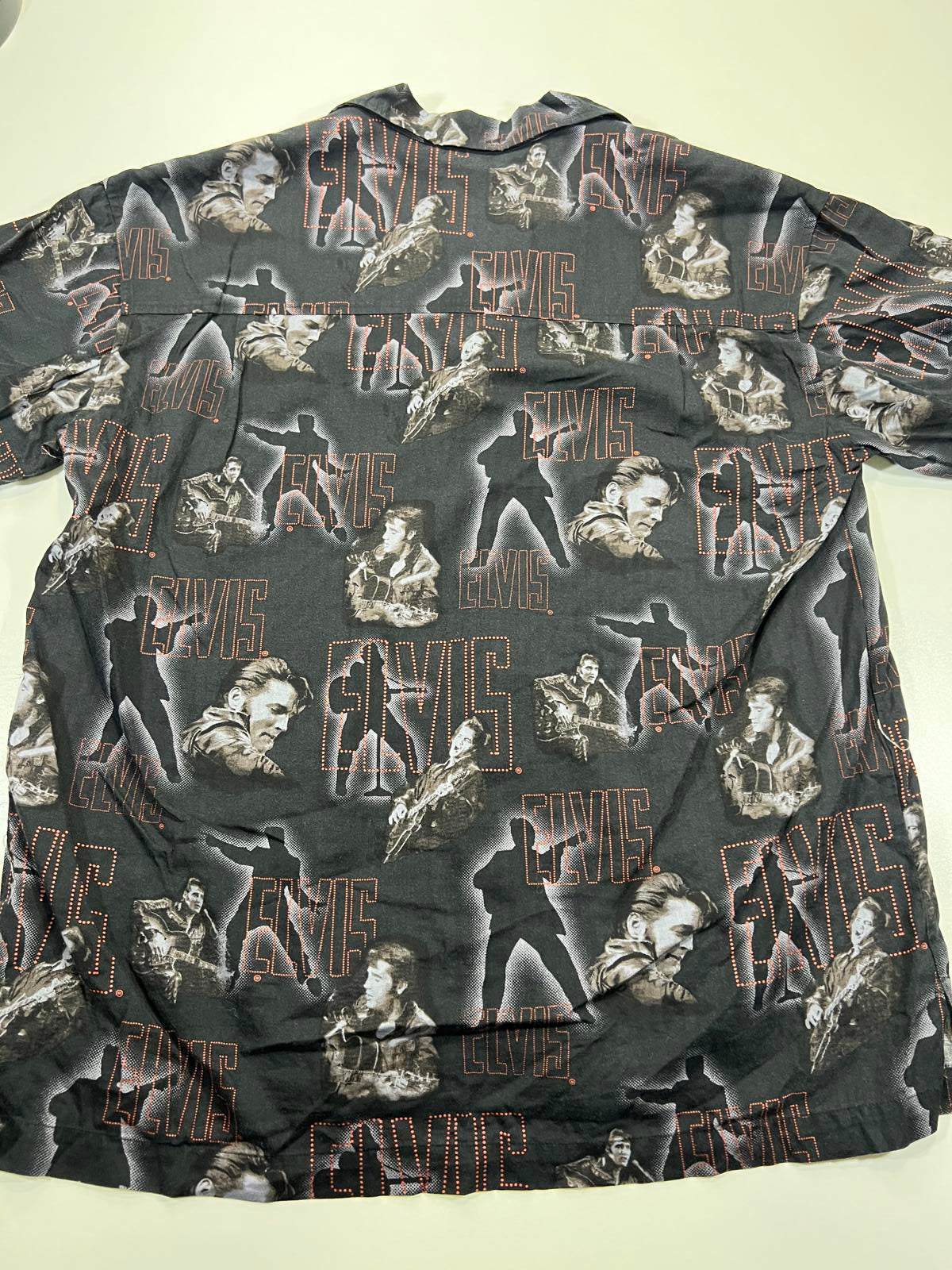 Vintage Elvis by David Carey Men's Casual Button-Up Shirt