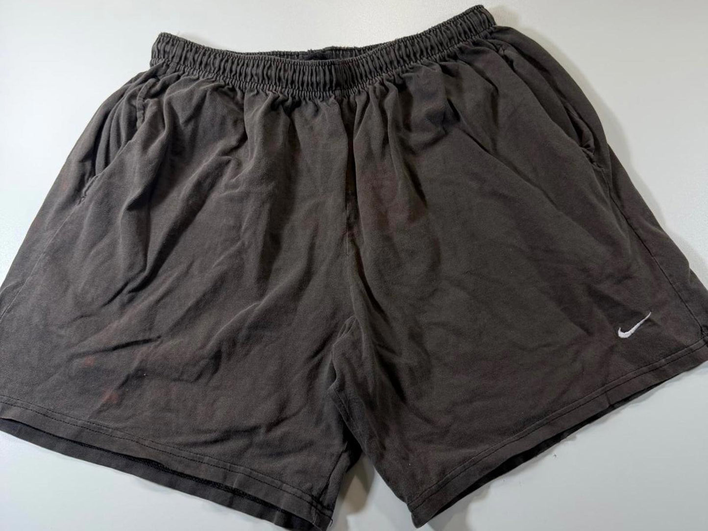 Nike Athletic Shorts with Elastic Waistband faded black L