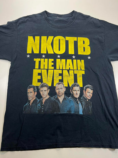 NKOTB The Main Event Black Graphic T-Shirt