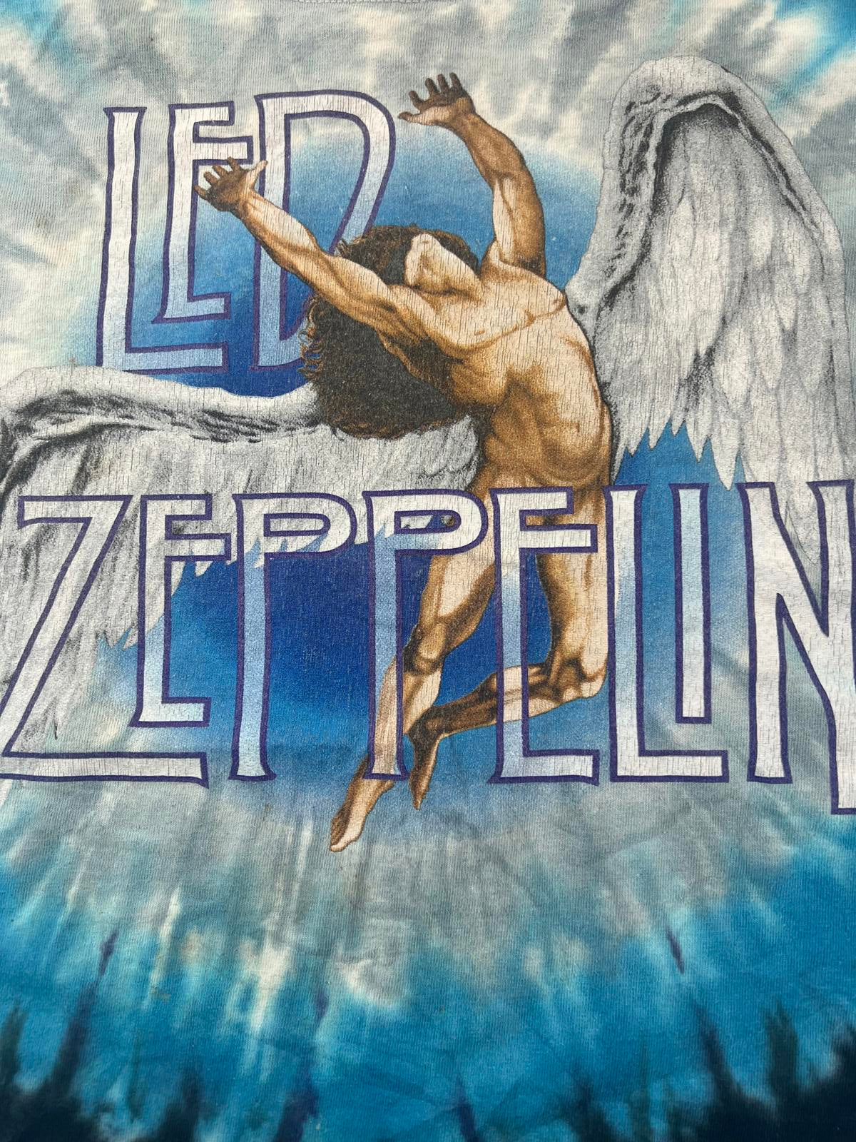 Led Zeppelin Tie-Dye Graphic Band T-Shirt