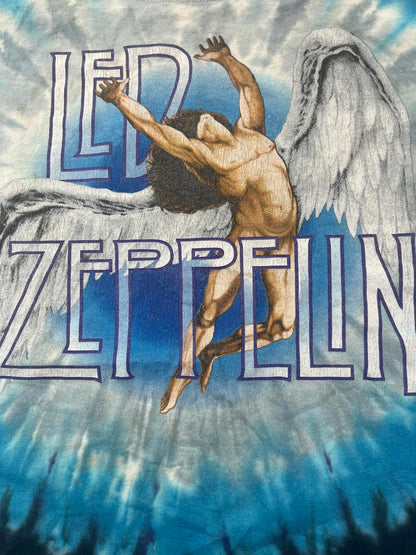 Led Zeppelin Tie-Dye Graphic Band T-Shirt