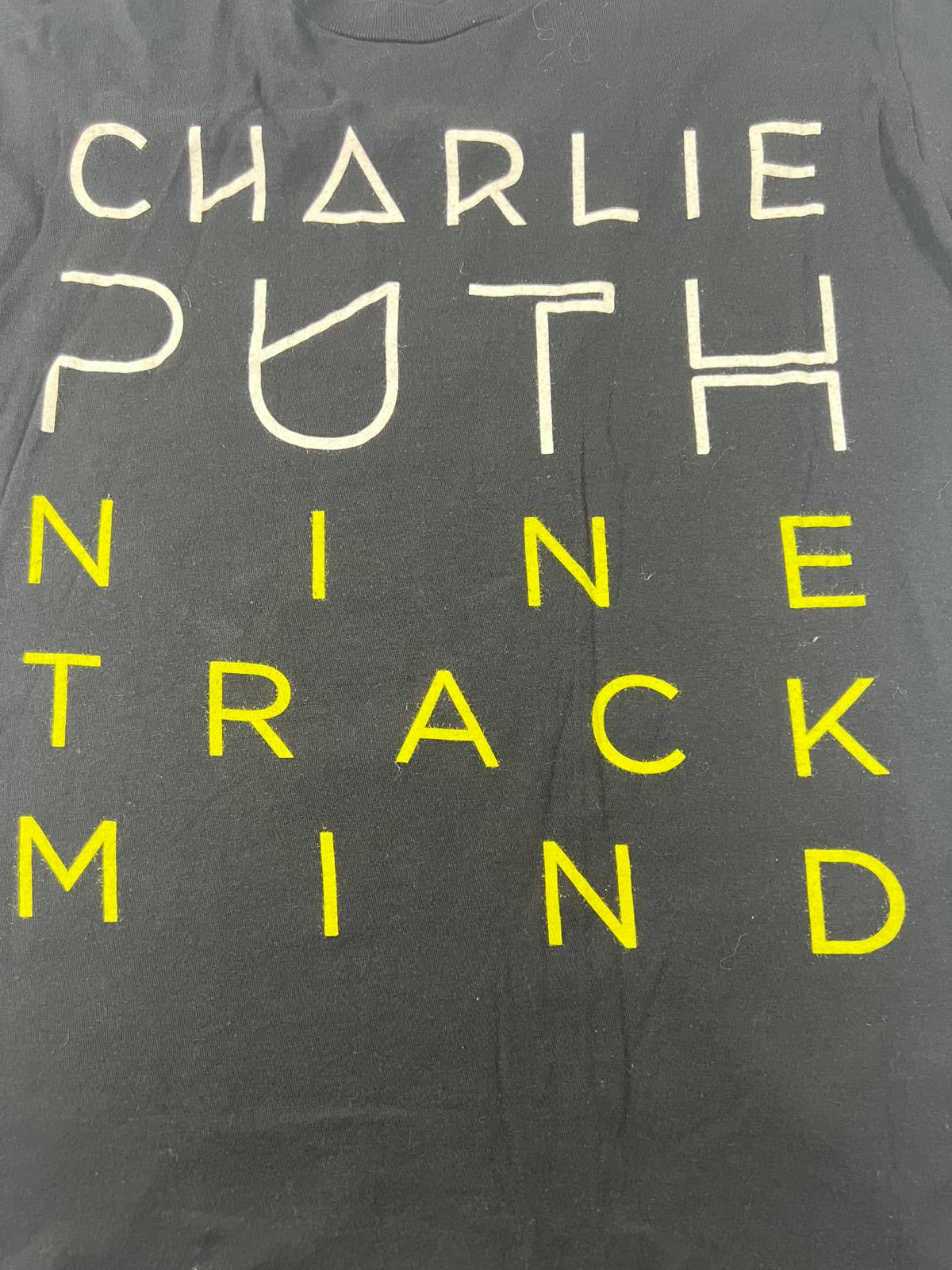 Charlie Puth Nine Track Mind Black Graphic T-Shirt