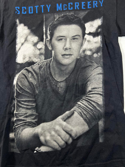 Scotty McCreery Graphic T-Shirt Black Adult Large
