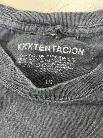 XXXTENTACION Graphic Black T-Shirt Large
