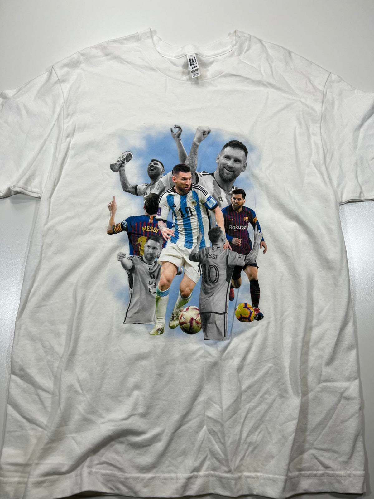 Custom Messi Soccer graphic t shirt