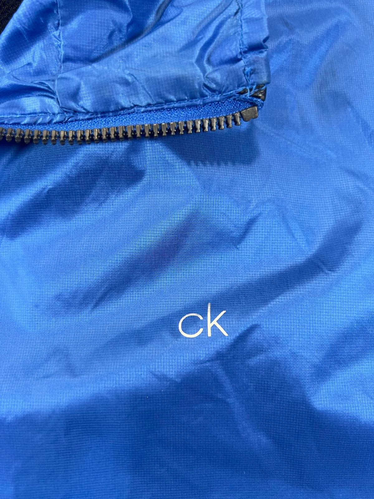 Calvin Klein Men's Blue Lightweight Windbreaker Jacket