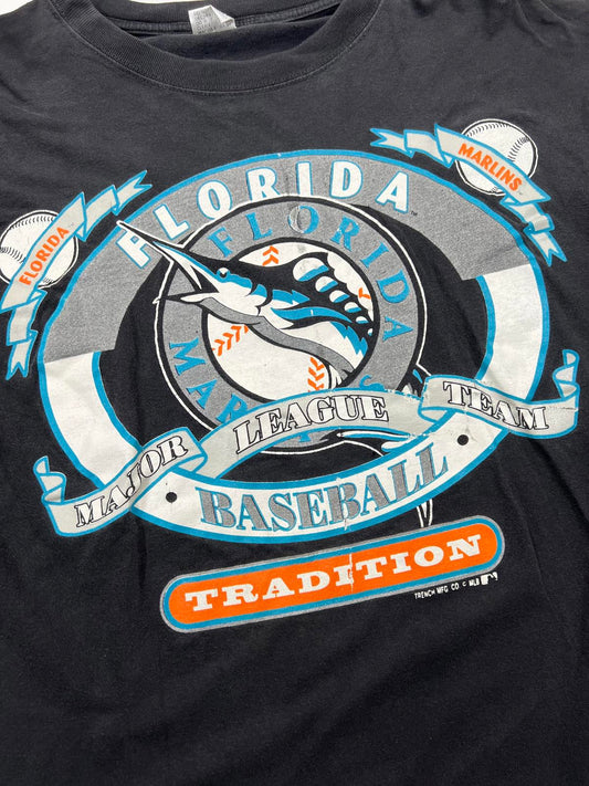 Vintage Florida Marlins Baseball Graphic T-Shirt